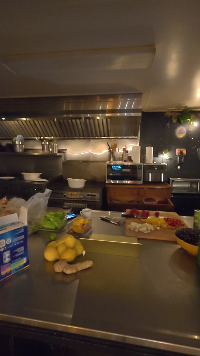 preparing food · kitchen