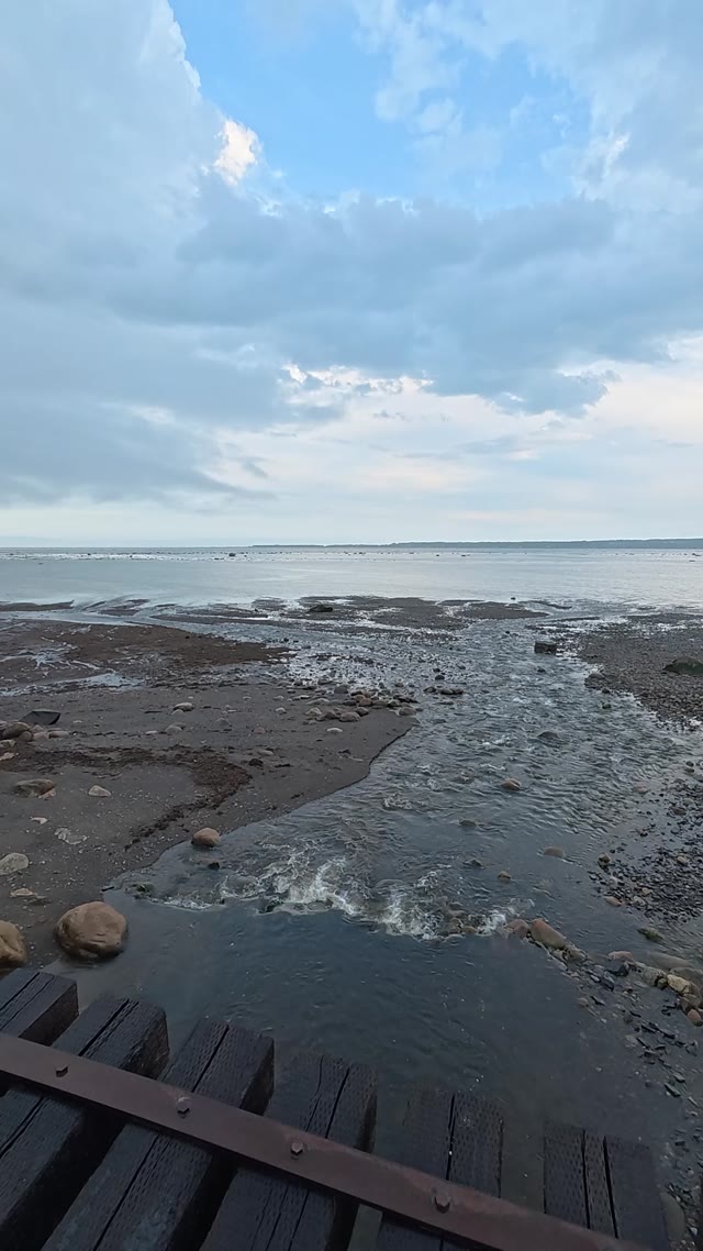 viewing shoreline · coastal area with rocks